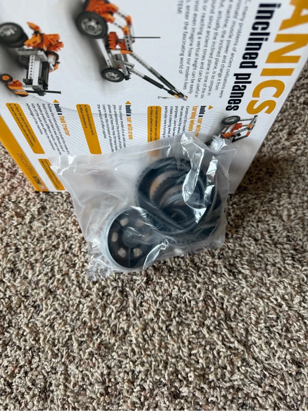 Kids Engino Discovering STEM Mechanics Wheels Axles Inclined Planes